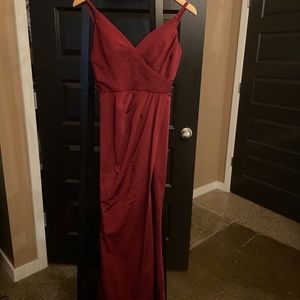 Stunning Dark Red Prom Dress